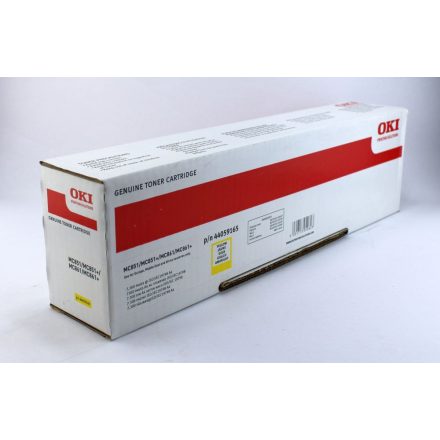 OKI MC851/MC861 FU. TONER YELLOW EREDETI 7,3K