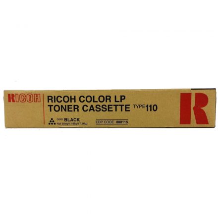 Ricoh 888115 Toner Cartridge Black, Type 110