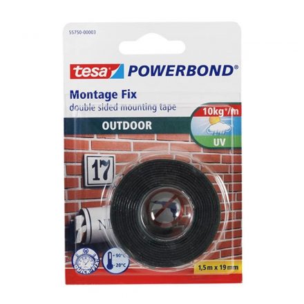 RAGASZTÓSZALAG POWER UV ÁLLÓ 19 MM X 1,5 M TESA