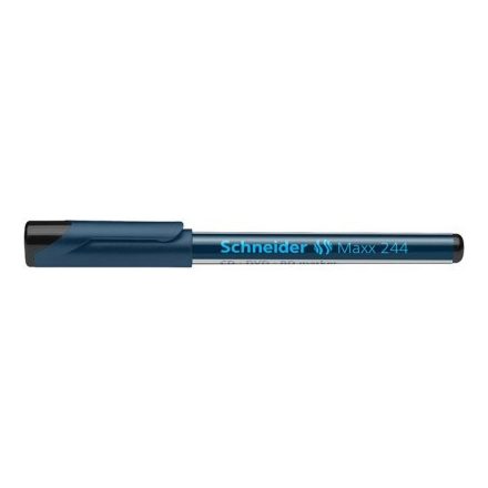 Alkoholos marker, CD/DVD, 0,7 mm, SCHNEIDER "Maxx 244", fekete